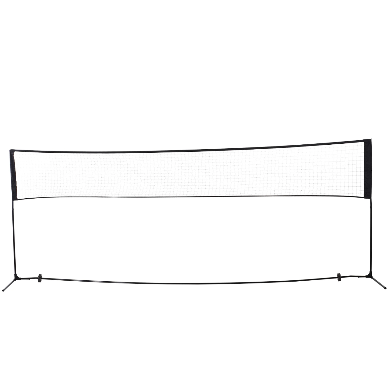 Nancy's Badmintonnet - Volleybalnet - Tennisnet - Draagbaar - 2 Hoogtes - Draagtas - 94/158 x 400 x 60 cm