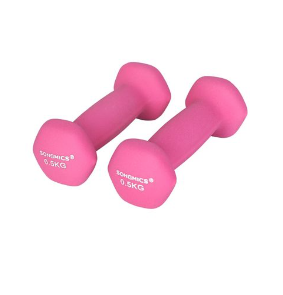 Nancy's Hutton Dumbbells - Set Van 2 - Roze - Vrouwen - 2x 0.5 kg