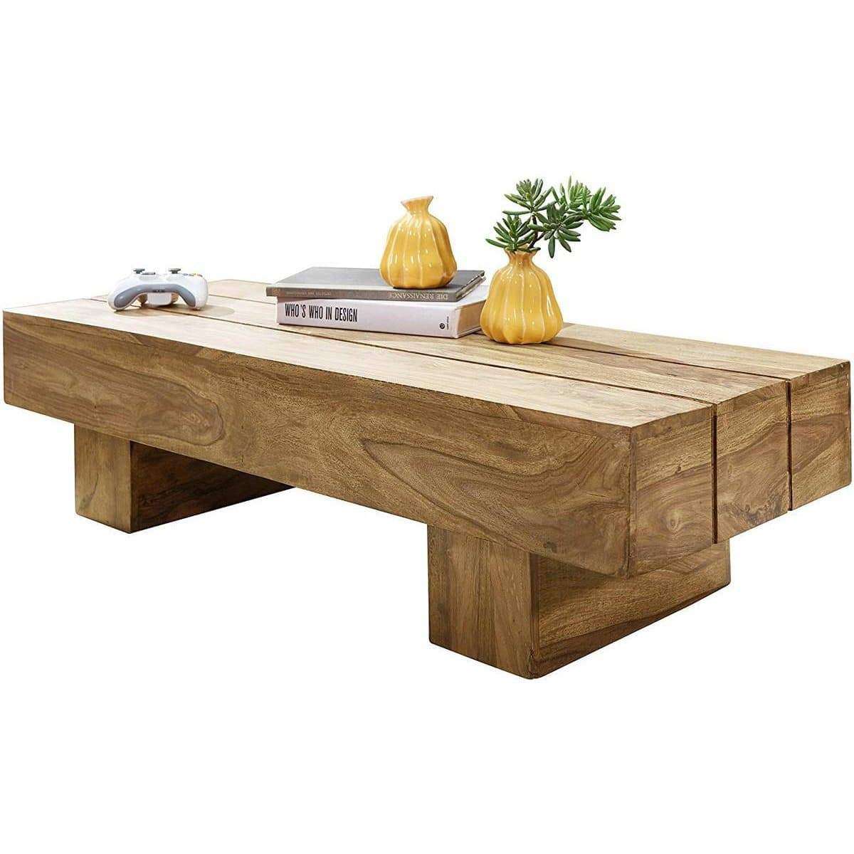 Nancy's O'Hare Coffee Table - Coffee Table - Solid Acacia Wood - 120 x 45 x 30 cm