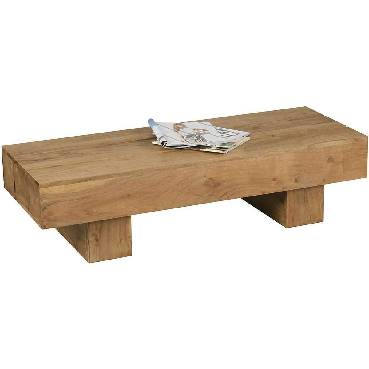 Nancy's O'Hare Salontafel - Koffietafel - Massief Acaciahout - 120 x 45 x 30 cm