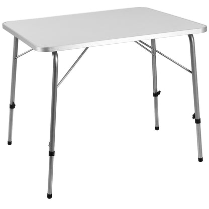 Nancy's Gleneagle Tuintafel - Klaptafel - Tafel - Buffettafel - Inklapbaar - 80 x 60 x 50/69 cm