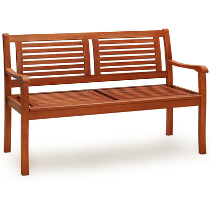 Nancy's Farr West Garden bench - Garden furniture - Garden - Terrace - Bench - Weatherproof - Eucalyptus wood - 120 x 60 x 90 cm