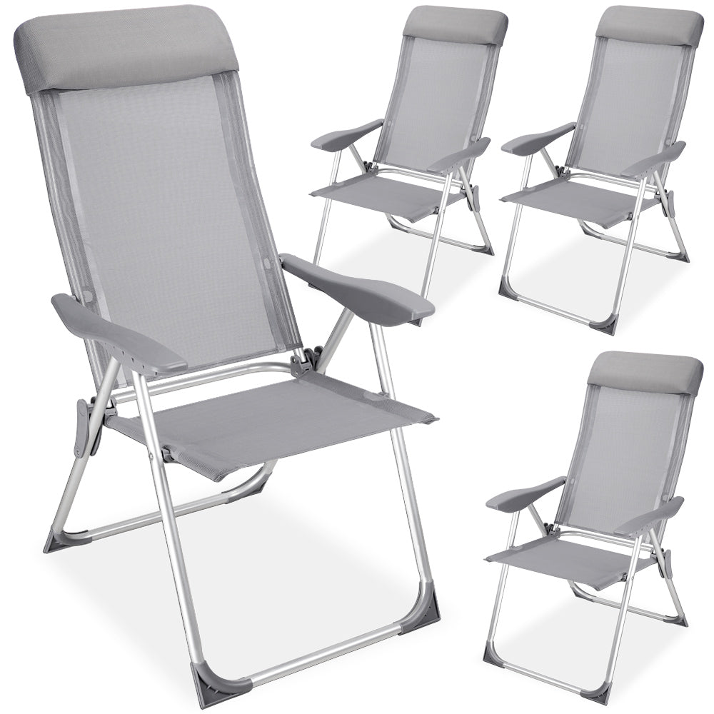 Nancy's Gurabo Garden Chair - Garden - Adjustable Backrest - Set of 4 - Aluminum