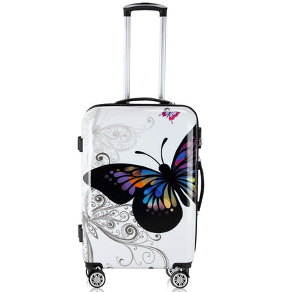 Nancy's Villa Hills Reiskofferset - Kofferset - 4-delig - Met Beautycase - Hardcase - 360° draaibaar - Polycarbonaat