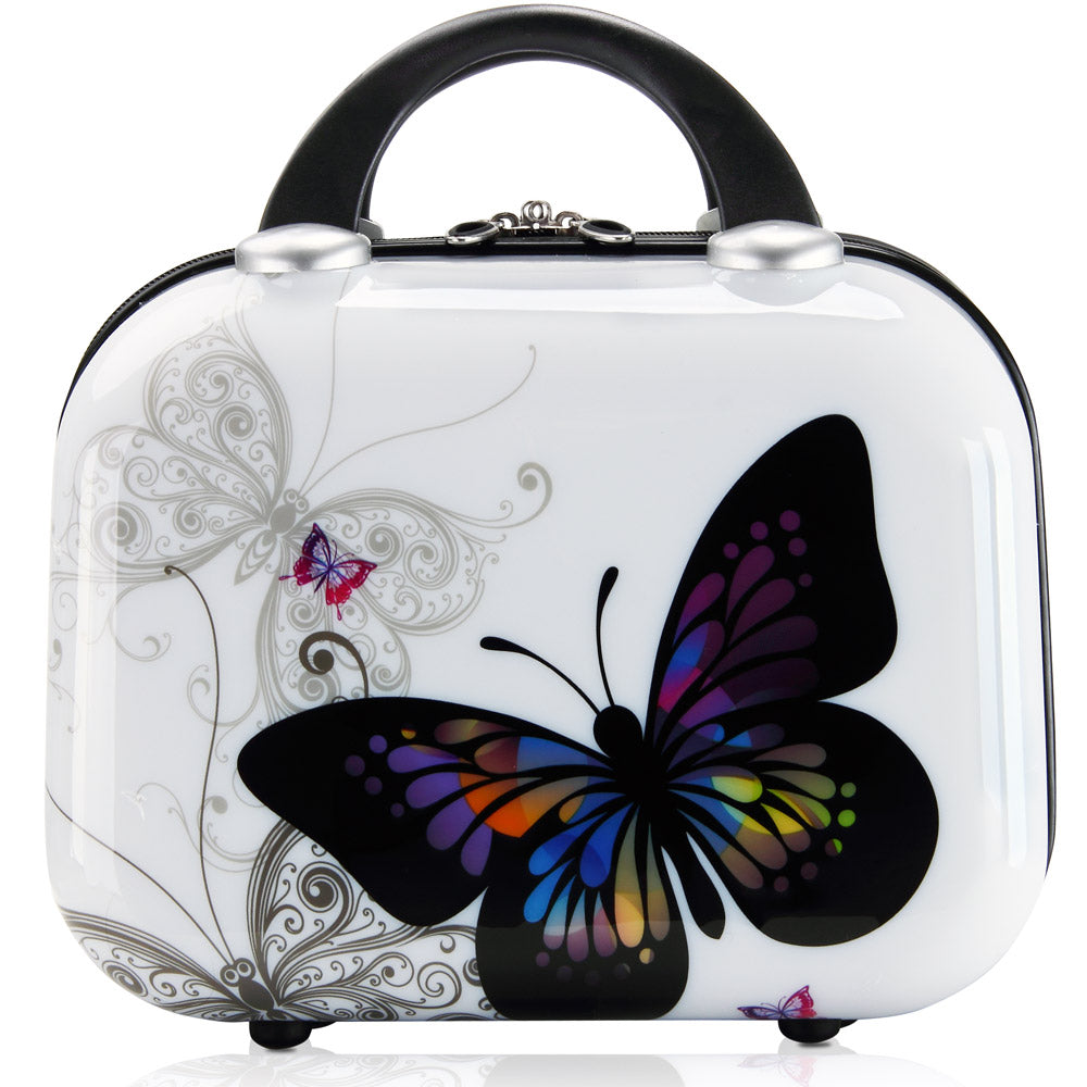 Nancy's Villa Hills Reiskofferset - Kofferset - 4-delig - Met Beautycase - Hardcase - 360° draaibaar - Polycarbonaat