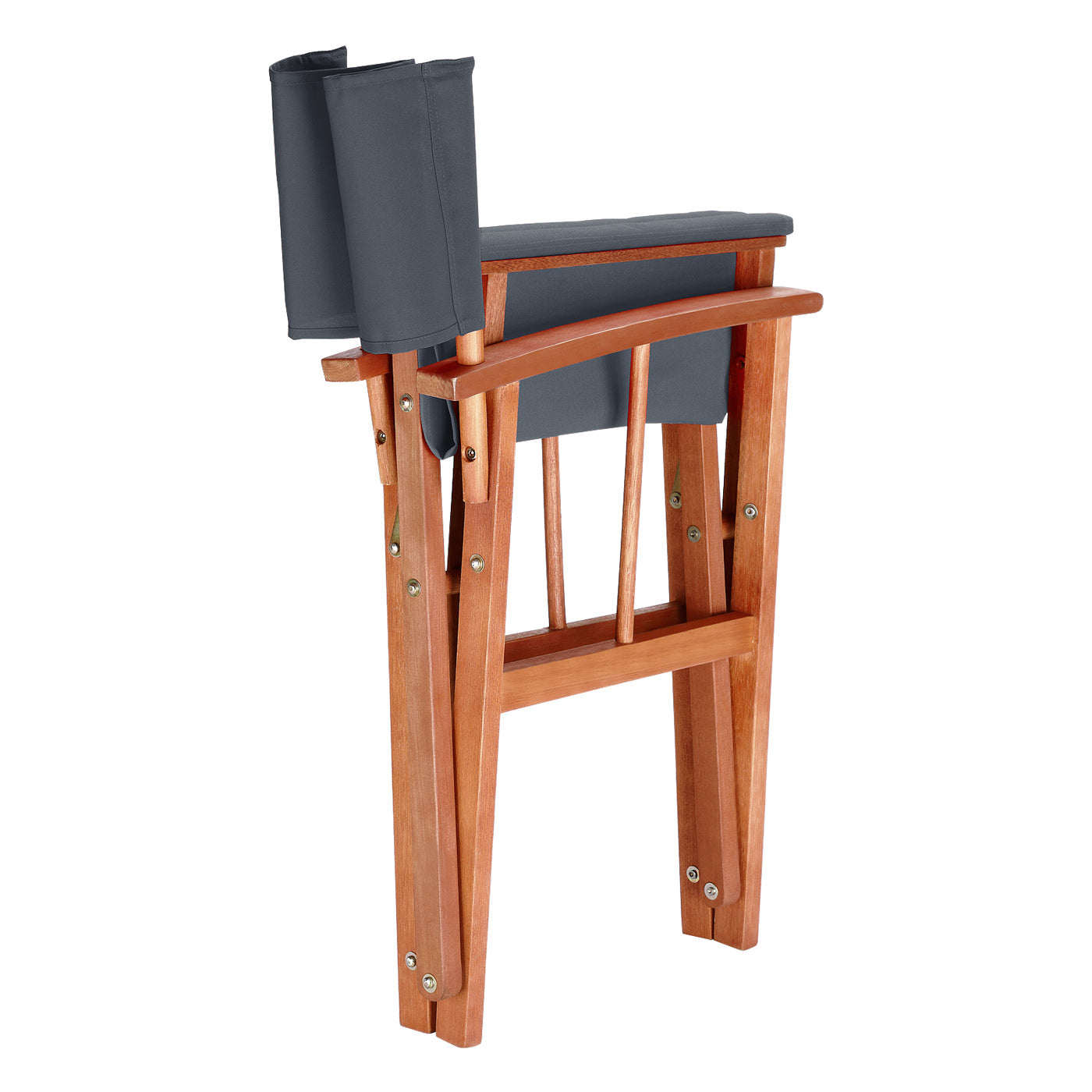 Nancy's Bondurant Tuinstoel - Regisseursstoel - Klapstoel - Stoelen - Waterafstotend - Antraciet - 56,5 x 48 x 86 cm