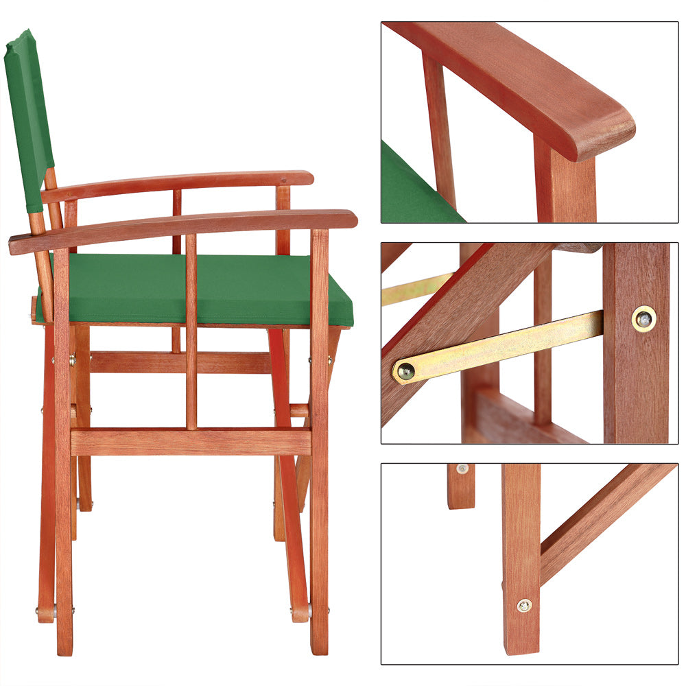 Nancy's Bondurant Tuinstoel - Regisseursstoel - Klapstoel - Stoelen - Waterafstotend - Antraciet - 56,5 x 48 x 86 cm