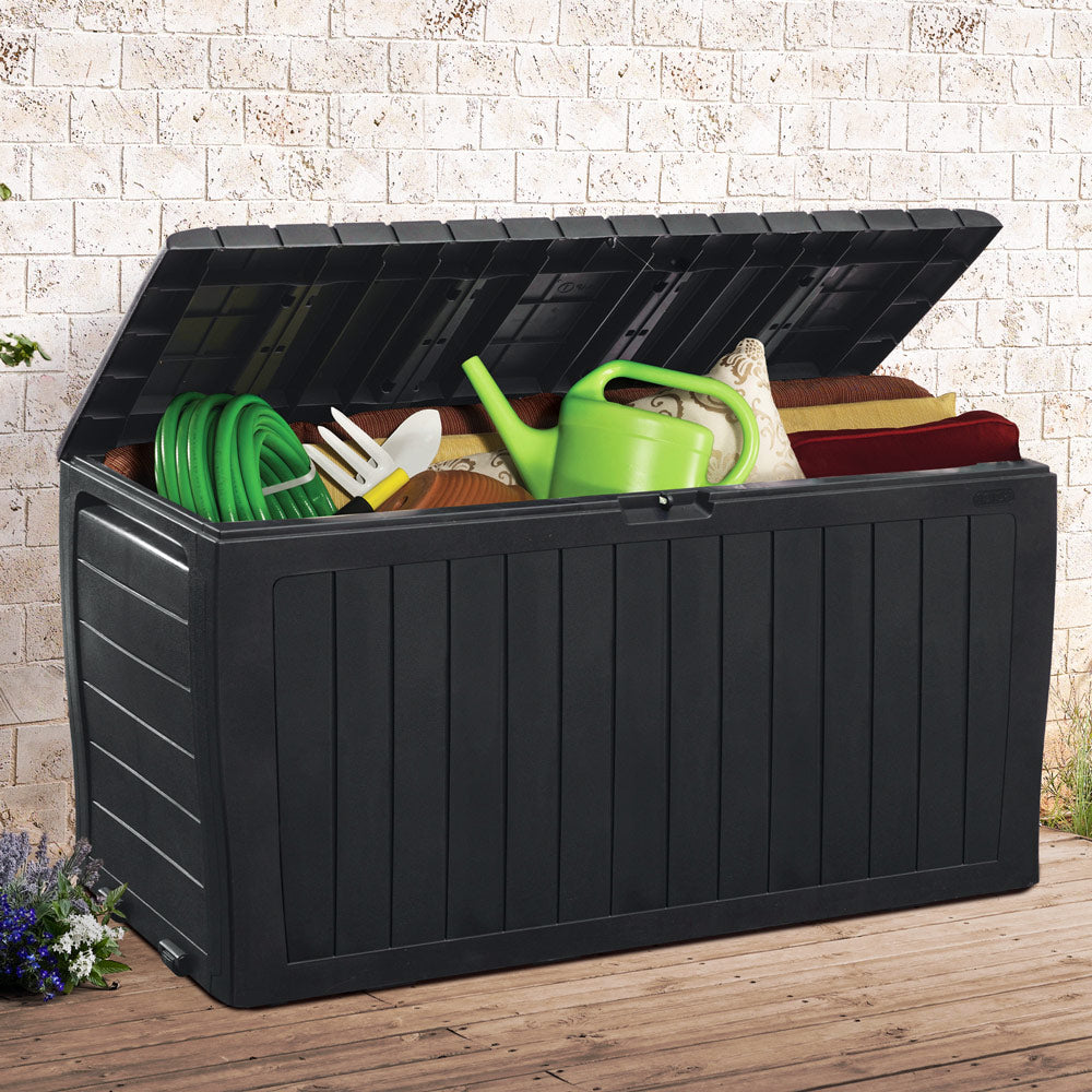 Nancy's West Slope Opbergbox - Tuinmeubilair - Ondersteuningsdoos - Steunbox - 270 L - 117 x 45 x 57 cm