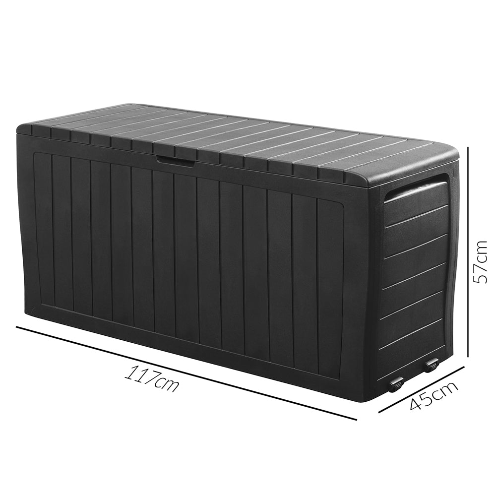 Nancy's West Slope Opbergbox - Tuinmeubilair - Ondersteuningsdoos - Steunbox - 270 L - 117 x 45 x 57 cm