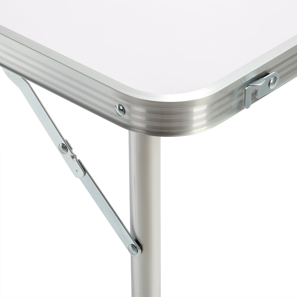 Nancy's Heathrow Kampeertafel - Klaptafel - Tuintafel - Opvouwbare Tafel - Aluminium - MDF - 120 x 60 x 55 cm