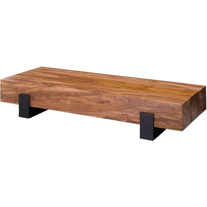 Nancy's Muyana Salontafel - Koffietafel - Boomstamtafel - Massief Sheesham Hout - ± 115 x 45 x 20 cm